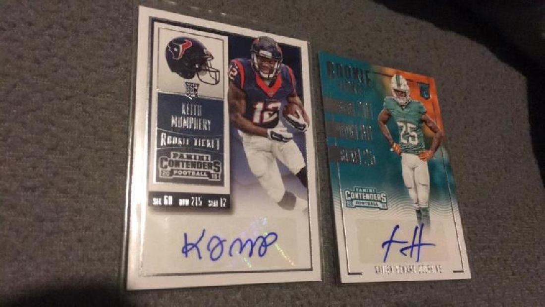 2016 and 2015 rookie ticket autograph lot Keith: Mumphery Xavien Howard