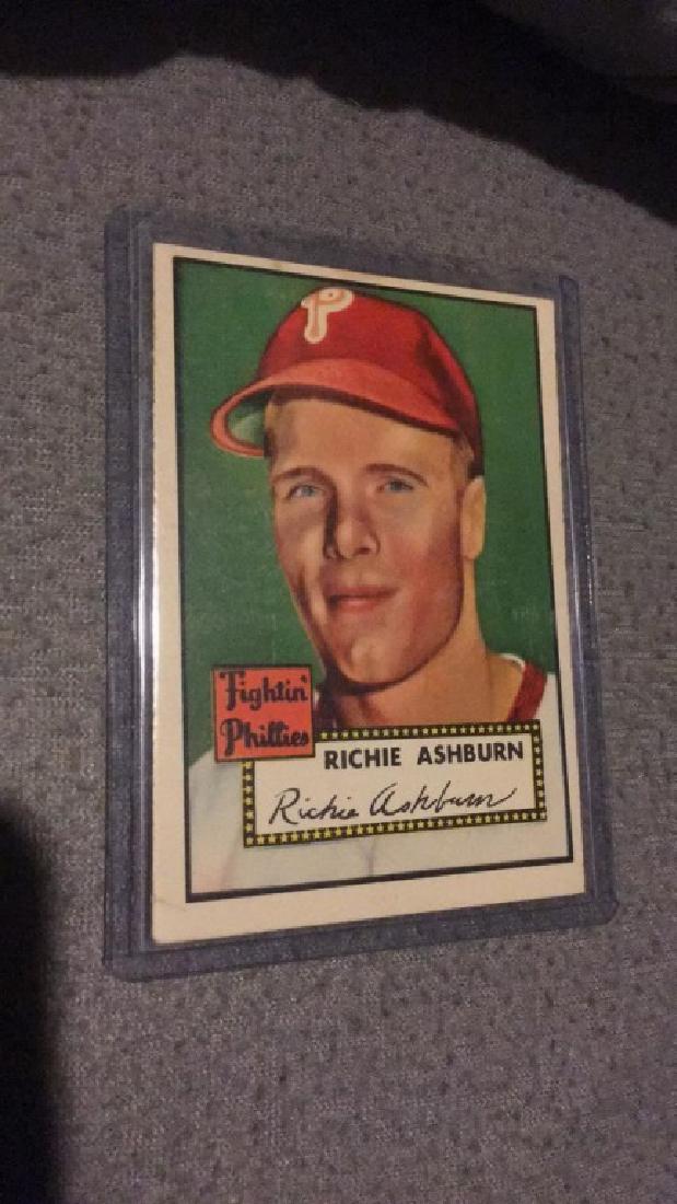 1952 topps Richie Ashburn rare vintage BK 250 (1 of 2)