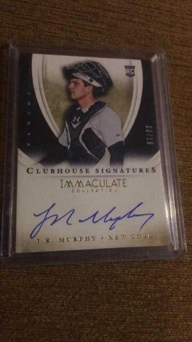 JR Murphy 2014 immaculate collection clubhouse (1 of 1)