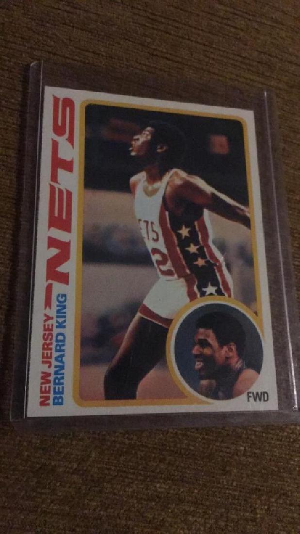 Bernard King 1978 79 tops rookie card (1 of 2)