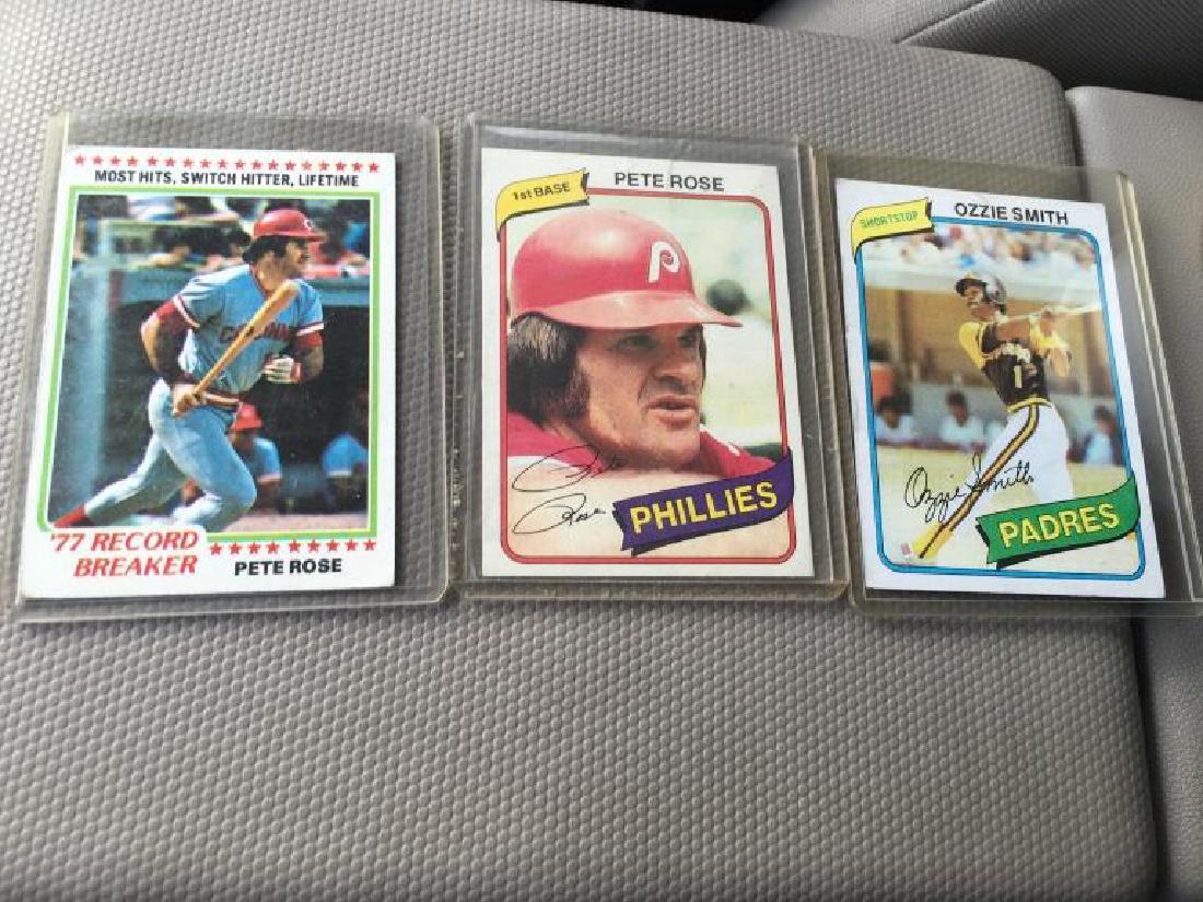 Pete Rose and Ozzie Smith 1980 Topps Vintage  Lot (1 of 1)