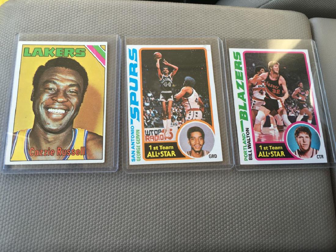 Cazzie Russell George Gervin Bill Walton Vintage: Cazzie Russell George Gervin Bill Walton Vintage Basketball Lot