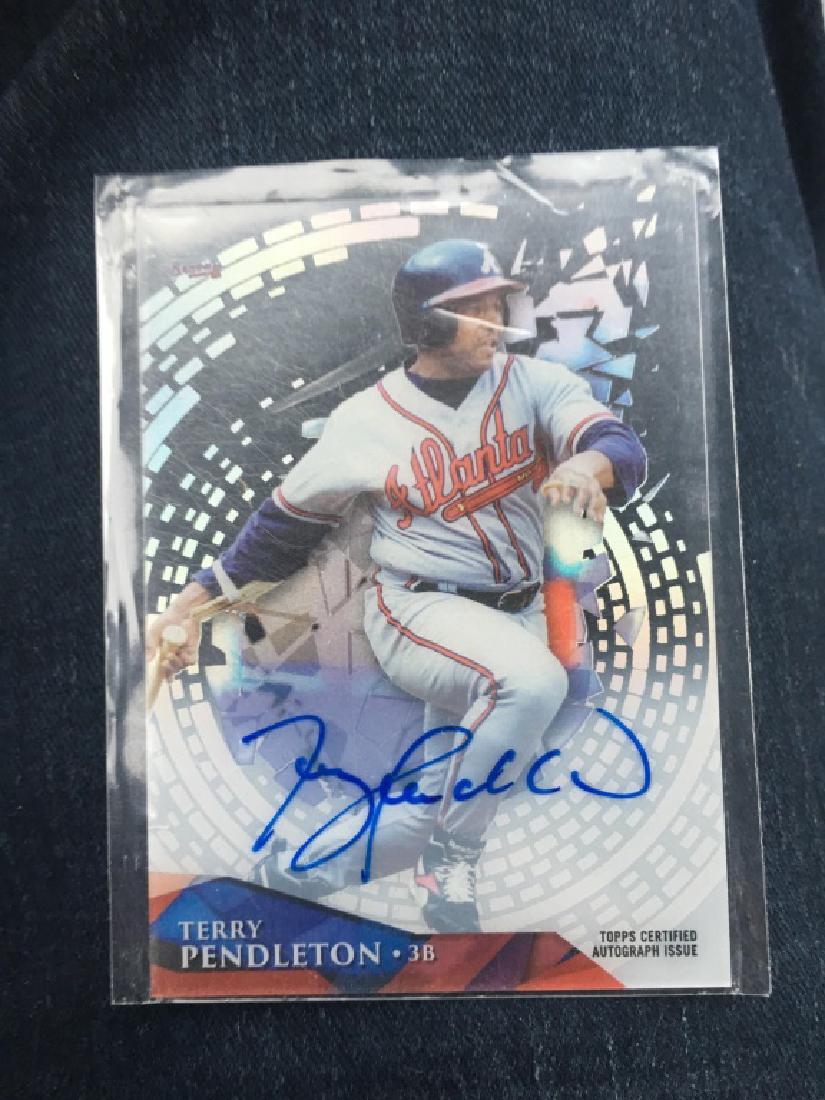 2014 Topps Tek Terry Pendleton AUTO Autograph (1 of 1)