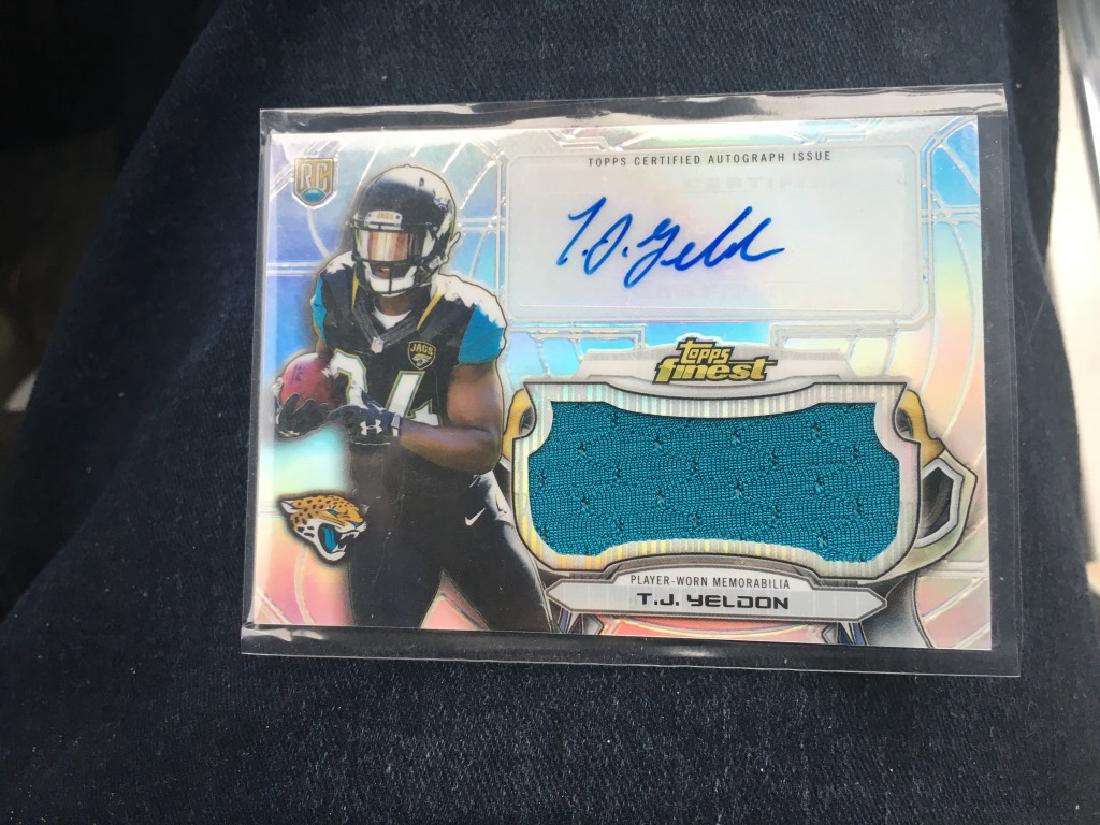 2015 Topps Finest T.J. TJ YELDON AUTOGRAPH/AUTO JS (1 of 2)