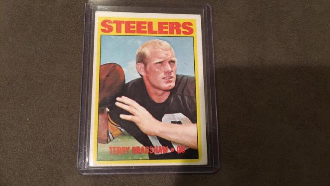 Terry Bradshaw 1972 topps nice shape (1 of 2)