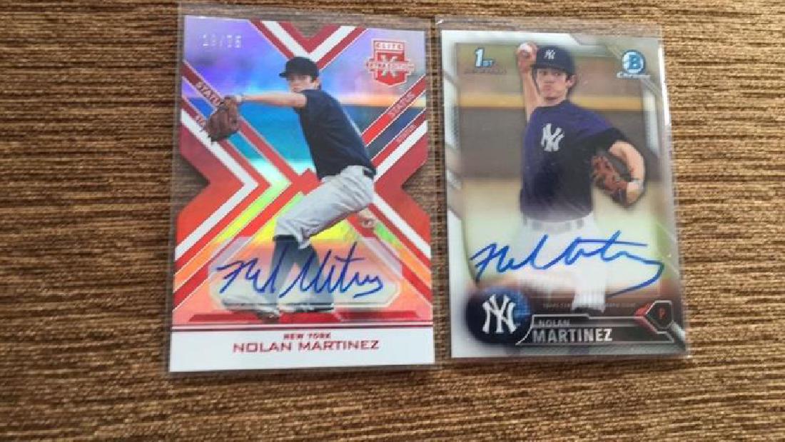 No one Martinez 2016 Bowman chrome elite diecut (1 of 2)