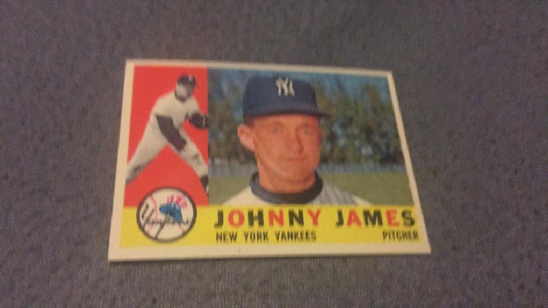 Johnny James 1960 topps vintage baseball card New (1 of 2)