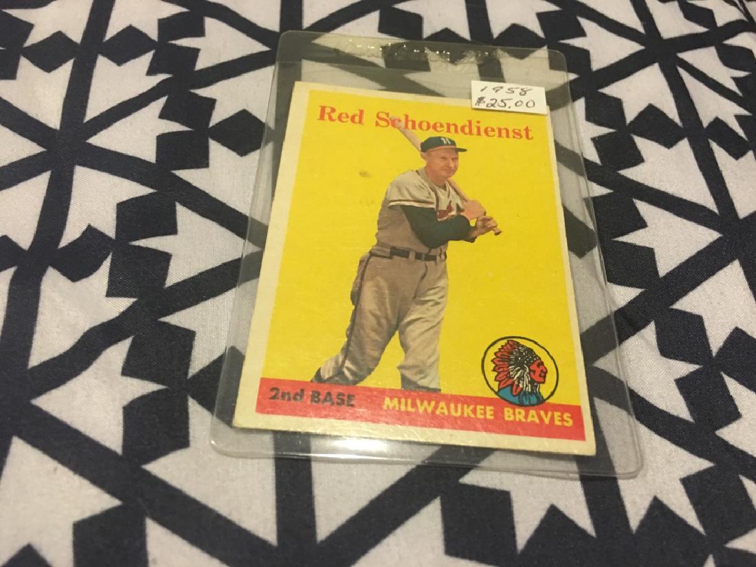 1958 Topps #190 Red Schoendienst - EX-MT (1 of 2)