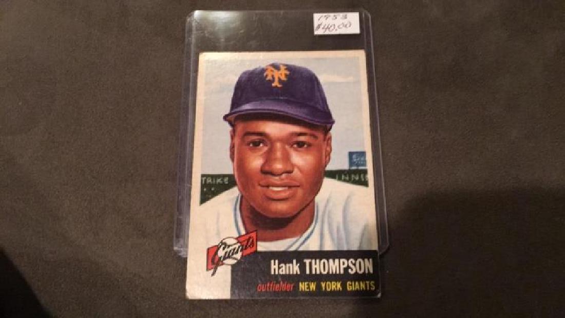 Hank Thompson 1953 topps vintage card New York: Giants