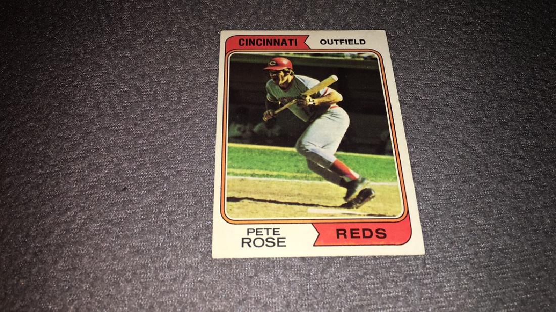 1974 Topps Pete Rose vintage baseball card (1 of 2)