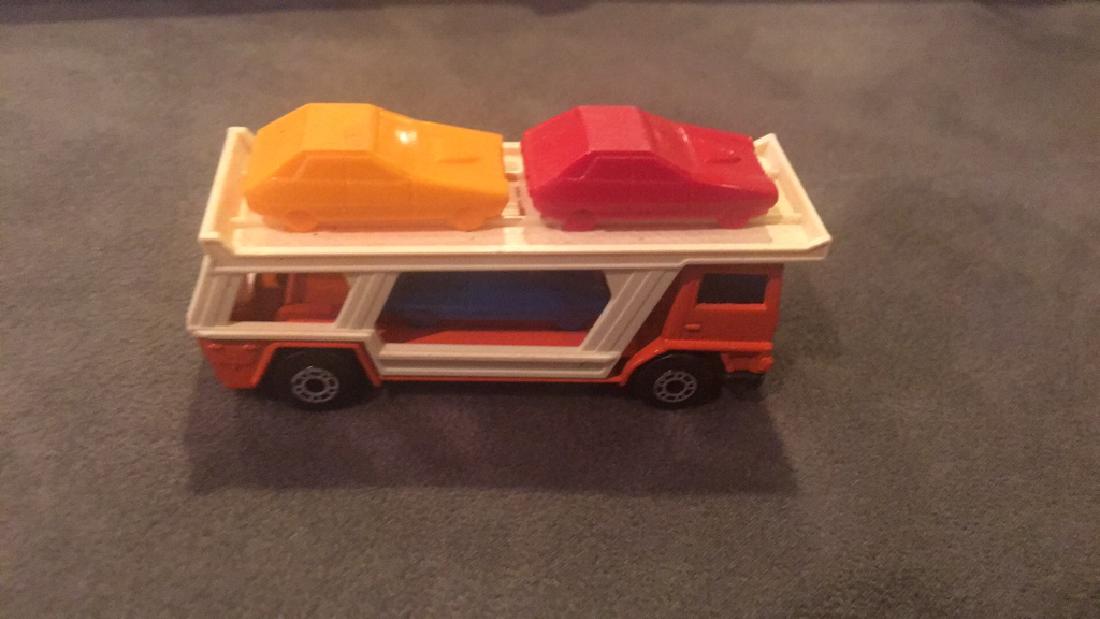 Vintage Lesney number 11 car transporter with (1 of 2)