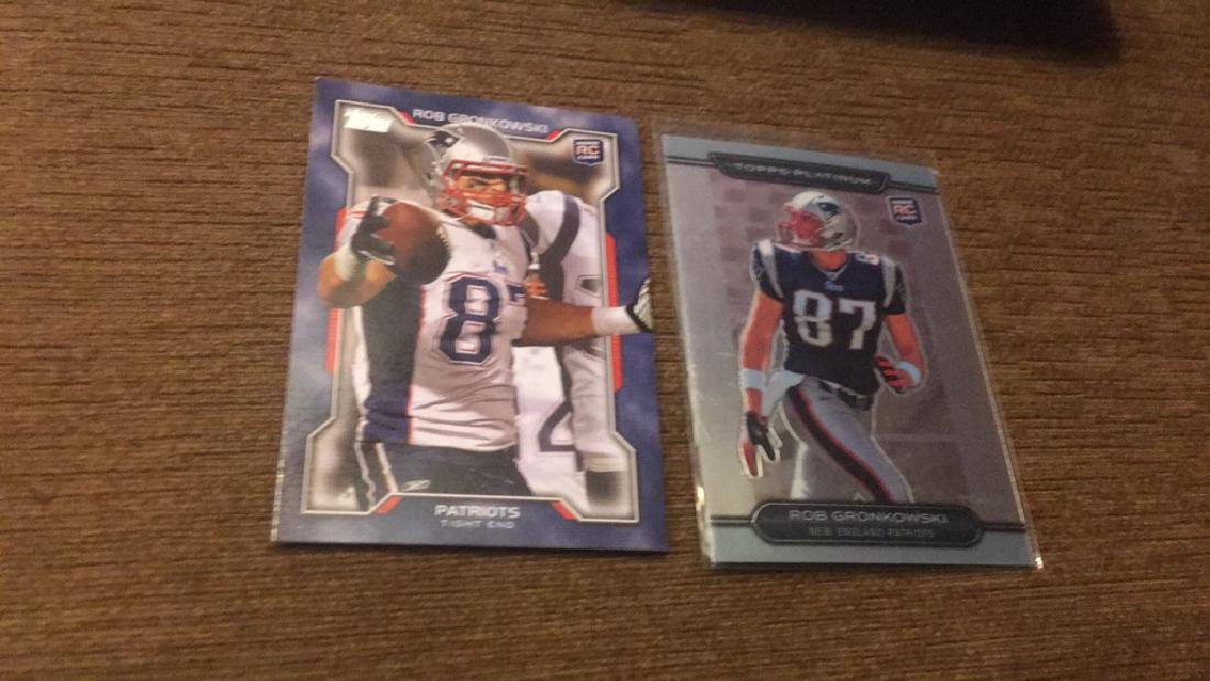 Rob Gronkowski 2011 topps rookie and platinum (1 of 2)