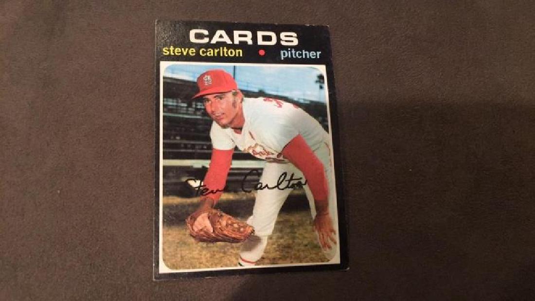 Steve Carlton 1971 topps baseball card (1 of 2)