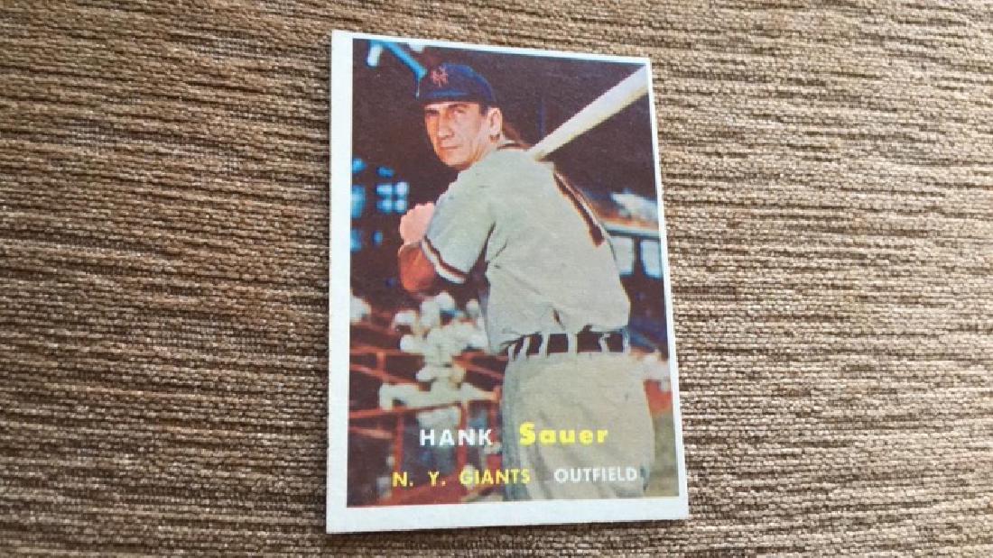 Hank Sauer 1957 topps (1 of 2)