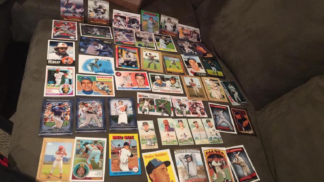 Huge baseball insert lot tops 60 years of topps: card your mom throughout champions of the game tons of Hall of Famer's and superstars Clayton Kershaw Mariano Rivera Albert Pujols Duke Snider Tony Gwynn Honus Wagner Eddie Mathews Rogers Hornsby
