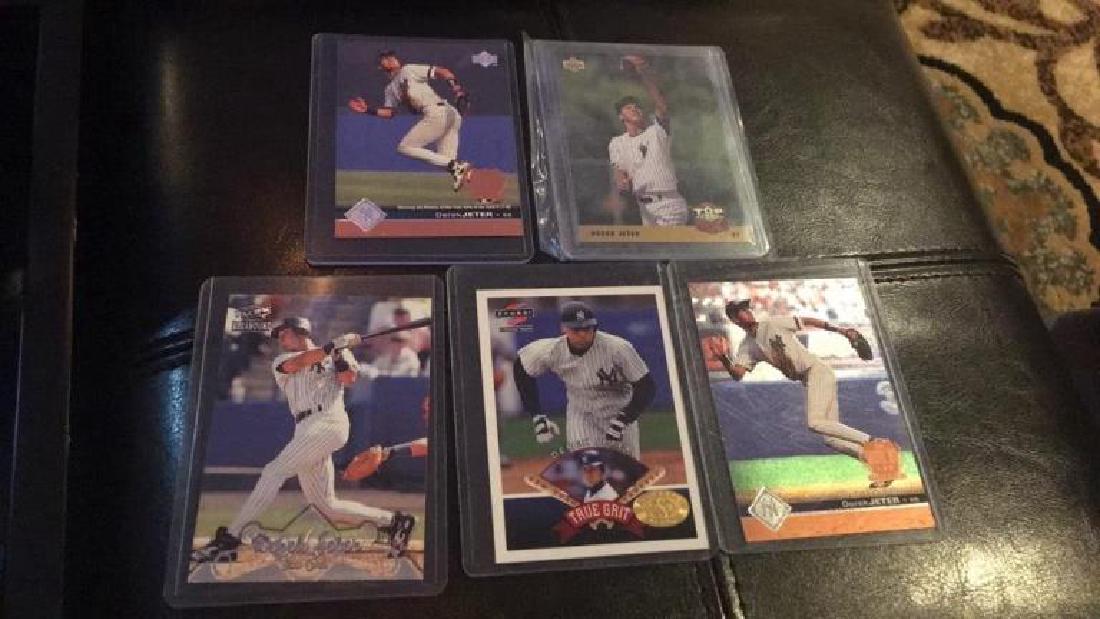 Derek Jeter five card Lot 1992 upper deck rookie (1 of 3)