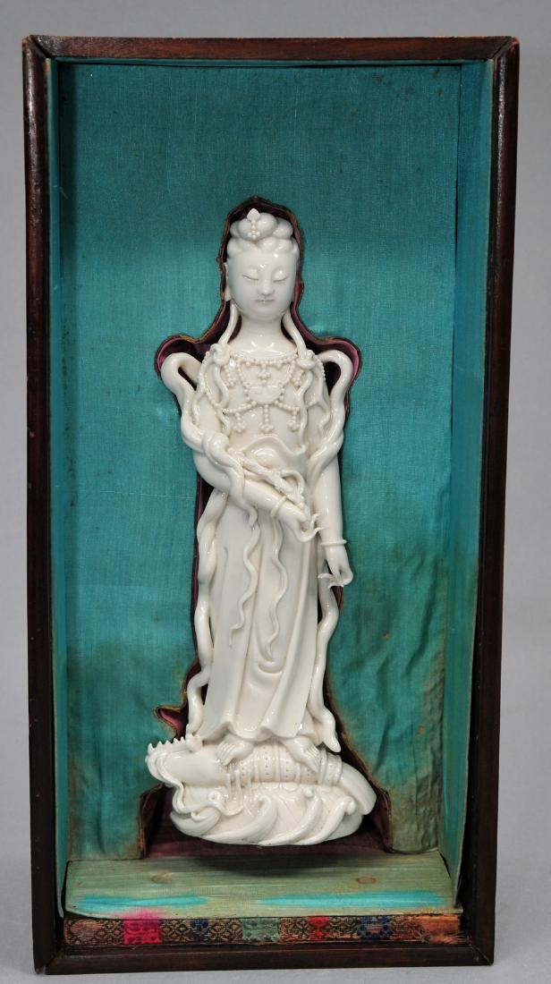 Porcelain figure. China. 19th century. Te Hua ware. (1 of 9)