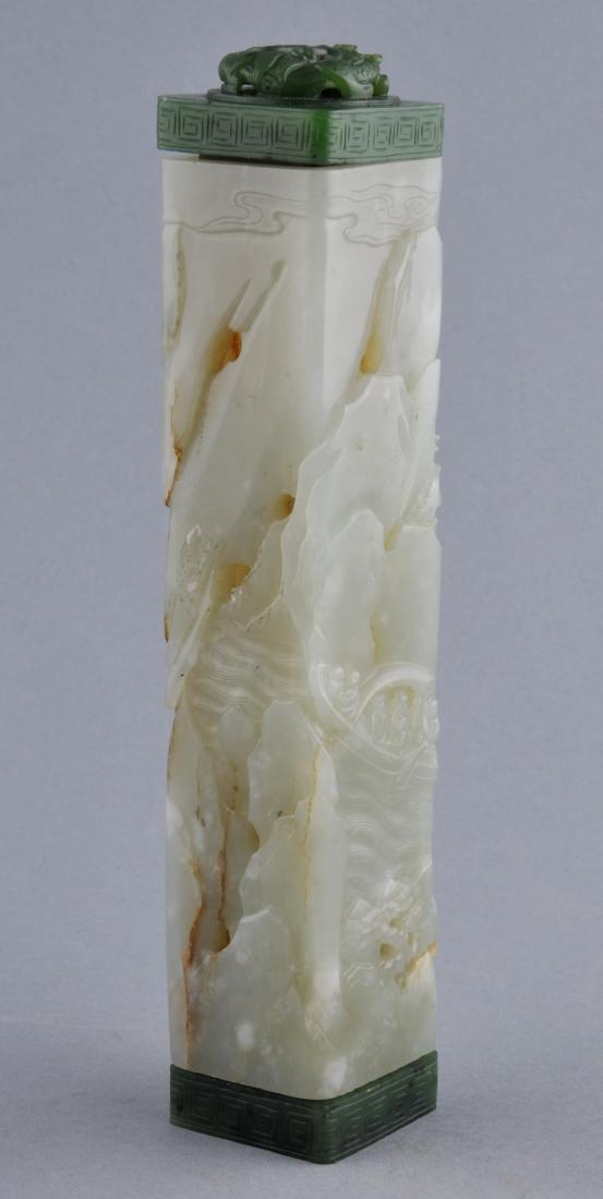 Jade censer. China. 18th  century. Stone of pale (1 of 11)