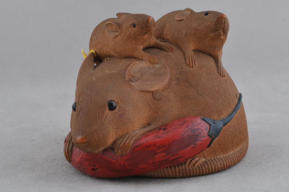 Wood carving. Japan. Meiji period. (1868-1912). Study (1 of 8)