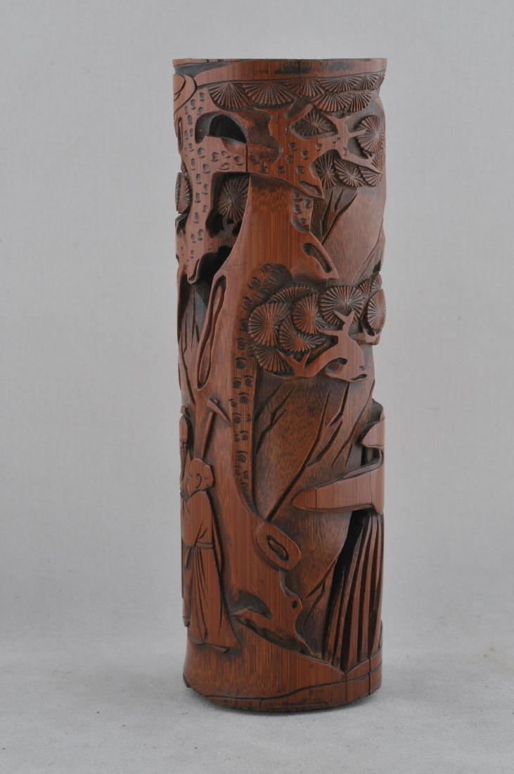 Carved bamboo perfumer. China. 18th century or earlier. (1 of 7)