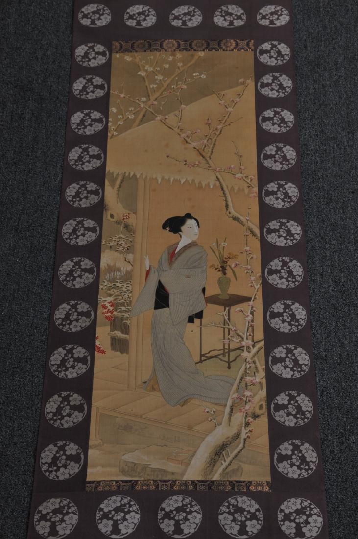 Scroll painting. Japan. 19th century. Ink and colours (1 of 9)