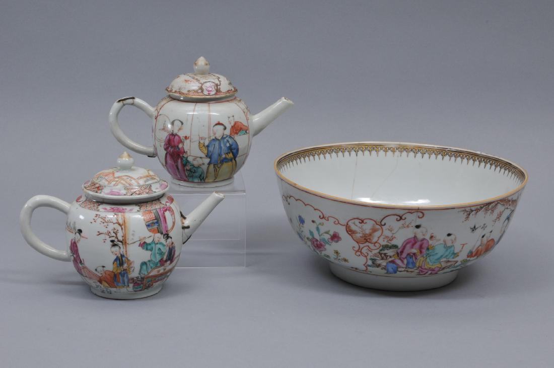 Lot of porcelains. China. 18th century. Export ware. To (1 of 11)