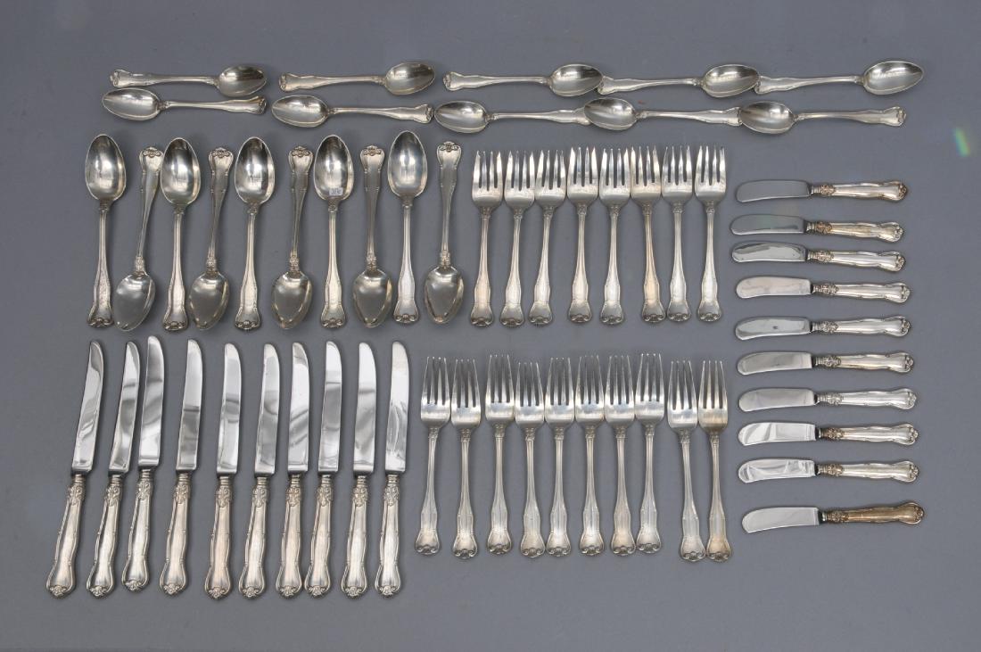59 pieces of Tiffany & Co. sterling silver flatware (1 of 9)