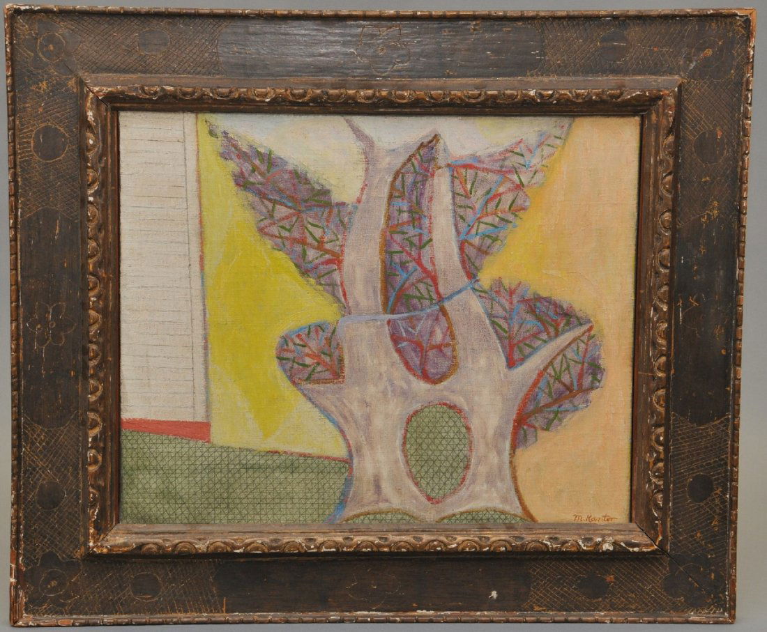Morris Kantor. "Angelic Tree 1944". Colorful abstract (1 of 9)