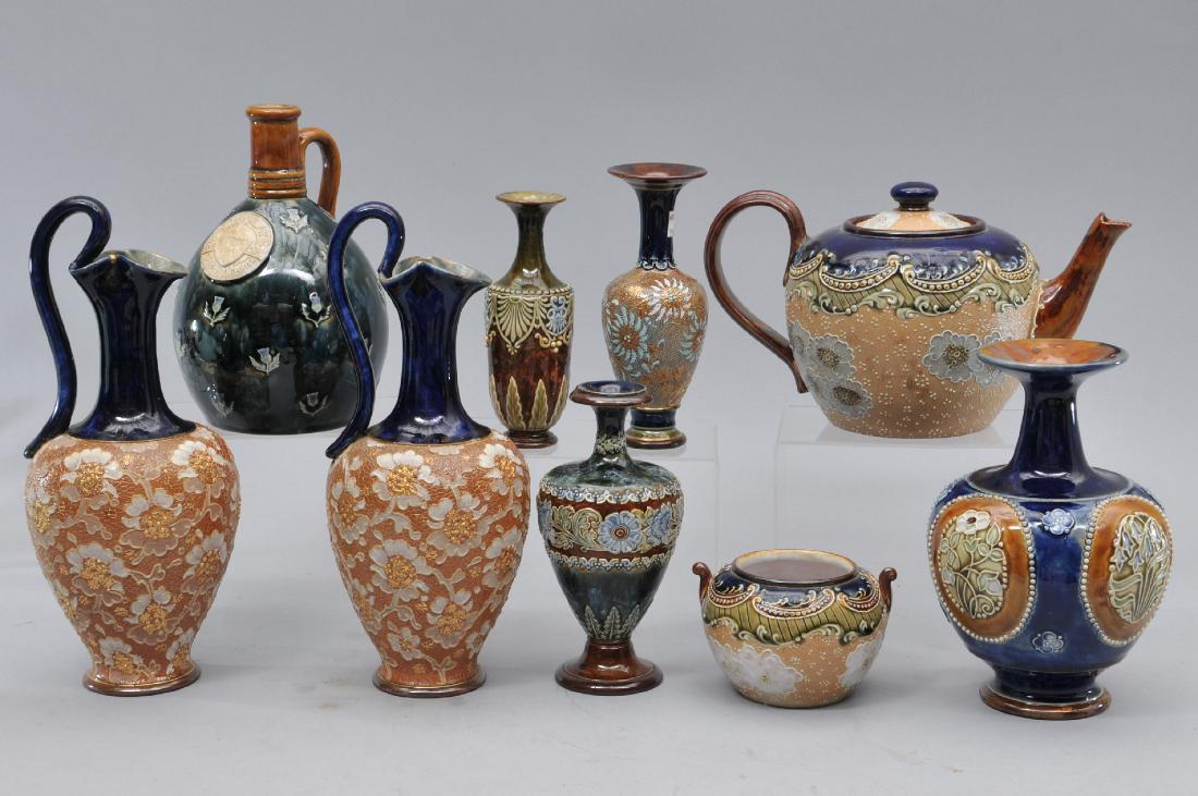 A selection of Royal Doulton/Lambeth 19th Century high (1 of 13)