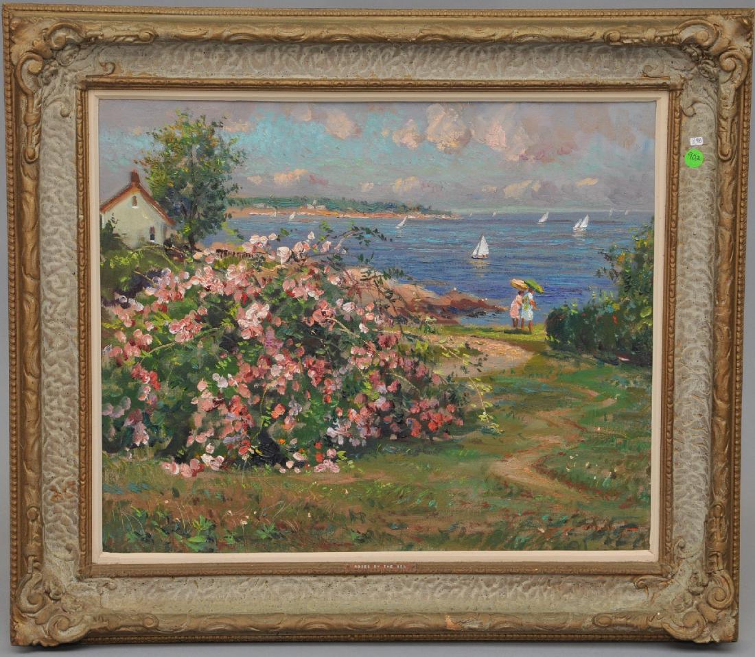 Wayne Morrell. 1973. Seaside floral landscape with Nov 19, 2017