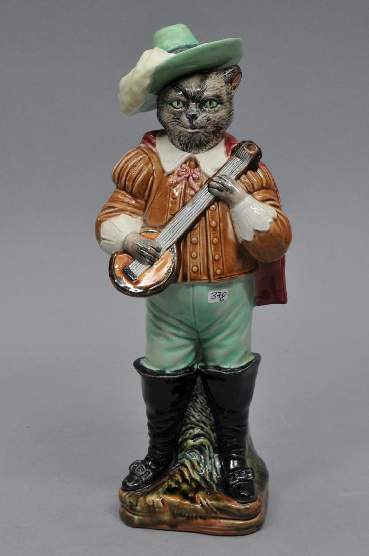 19th century Austrian Majolica Pottery figural standing (1 of 11)