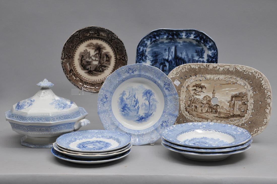 From a selection of English 19th Century transferware. (1 of 17)