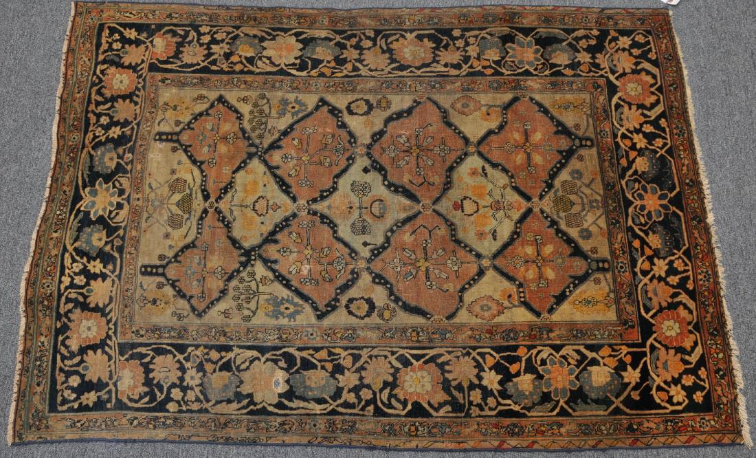 Antique Persian Tabriz carpet. Scatter size rug. (1 of 7)