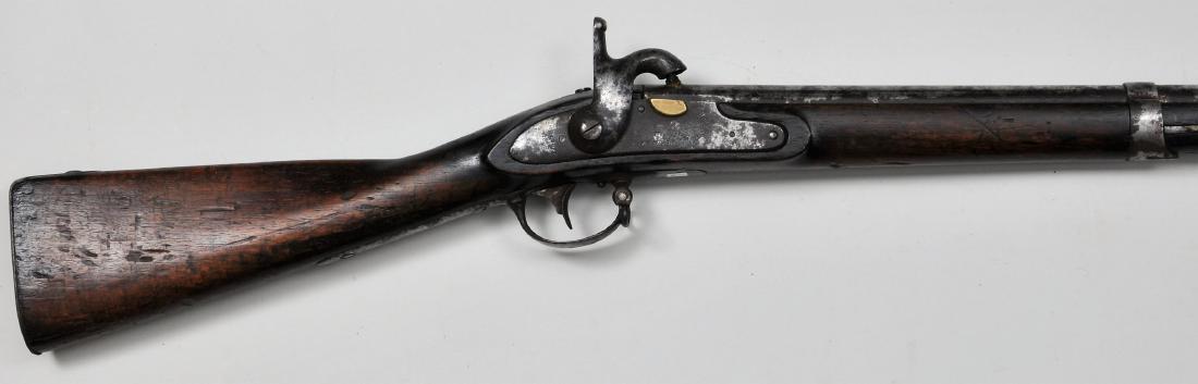 Asa Waters Model 1816 Percussion Conversion Musket.: Asa Waters Model 1816 Percussion Conversion Musket. 57-3/4" overall .69 Cal. 42" BBL. with a stamped "P" "LS" "US" on the R side forward breech and stamped "183?" on top BBL tang. 6-1/4"x1-1/4" lock p