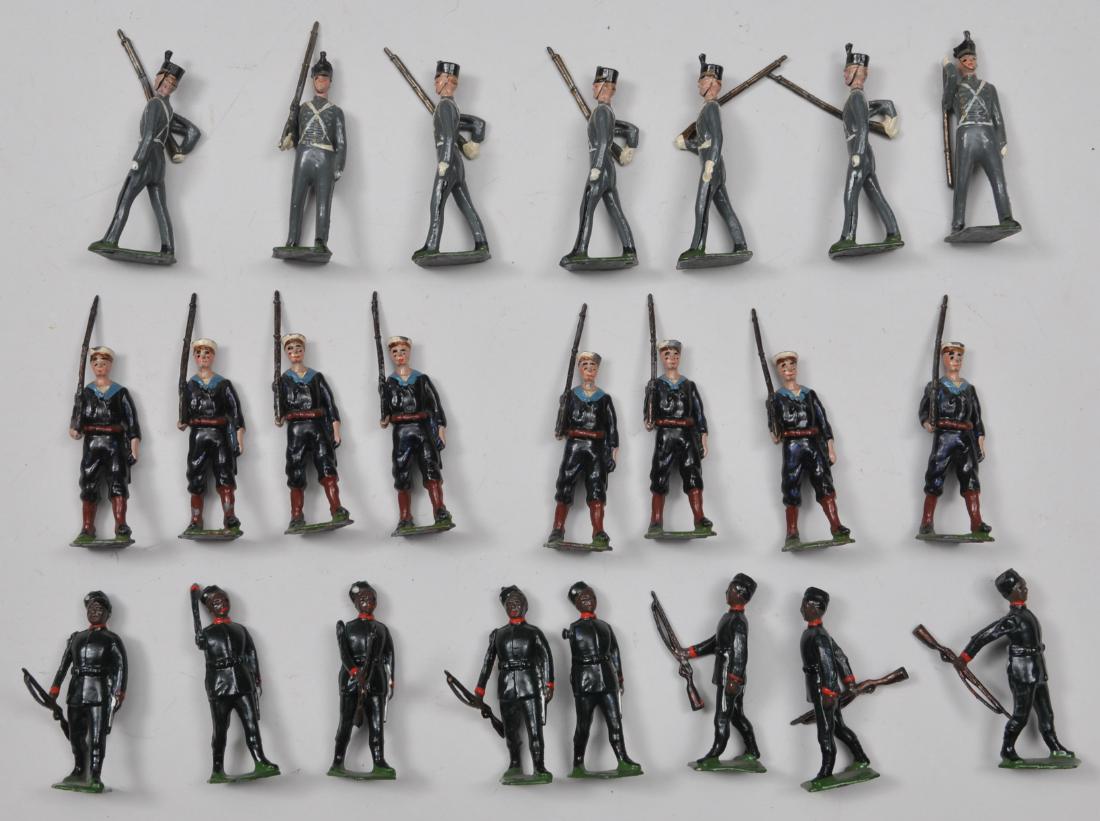 Britain's. Set #197 Gurka, 8 pieces. Set #226 West: Britain's. Set #197 Gurka, 8 pieces. Set #226 West Point Cadets in Winter Dress, 7 pieces. Set #230, U.S. Sailors Blue Jackets, 8 pieces.