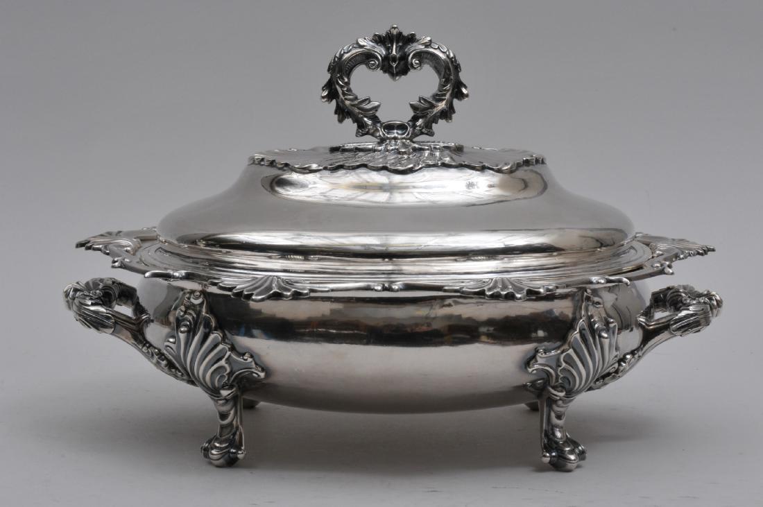 Bailey and Kitchen Coin Silver large covered serving (1 of 11)