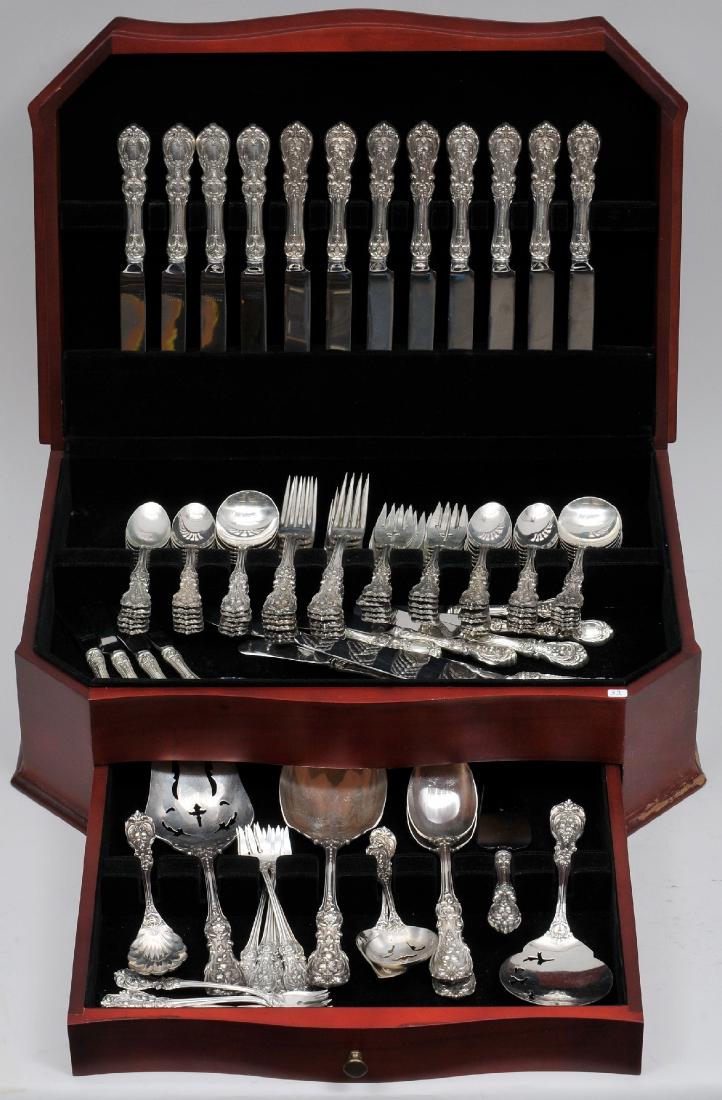 Reed and Barton Francis I Sterling Silver flatware set (1 of 10)
