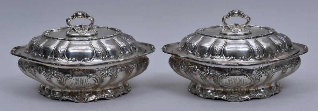 Pair of Gorham Sterling Silver covered vegetable (1 of 11)