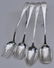 Two pair of Georgian English Sterling Silver serving