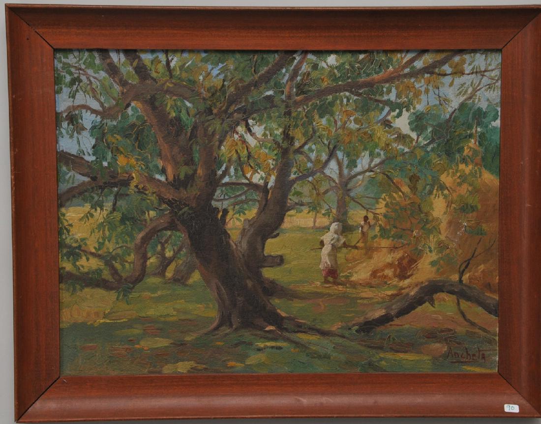 Isidro Ancheta. Philippines.  Landscape with people (1 of 9)