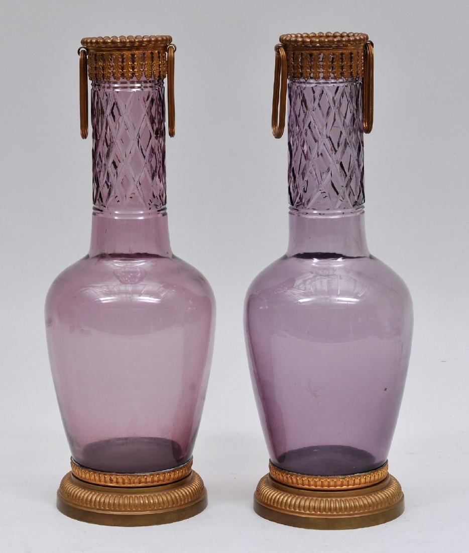 Pair of 19th century Russian or Continental Amethyst (1 of 7)