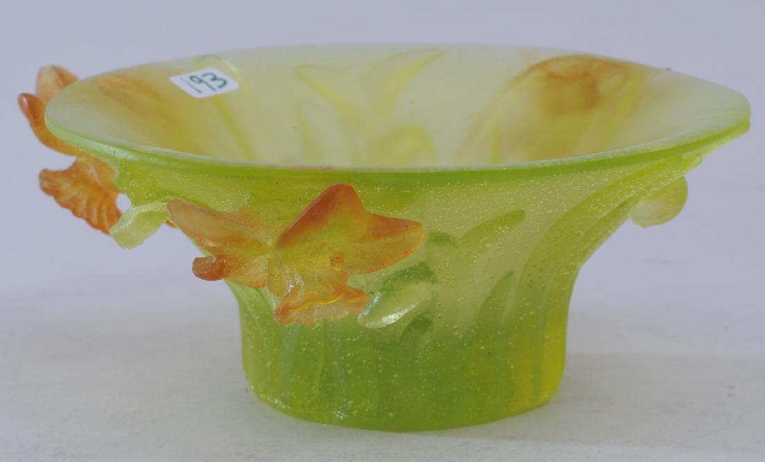 Daum France Pate de Ver style small frosted surface (1 of 10)