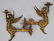 Pair of late 19th century gilt bronze original gas