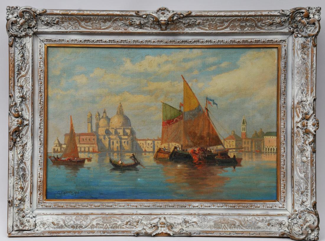 Italian School. Early 20th century- 1916 Venetian Canal (1 of 10)
