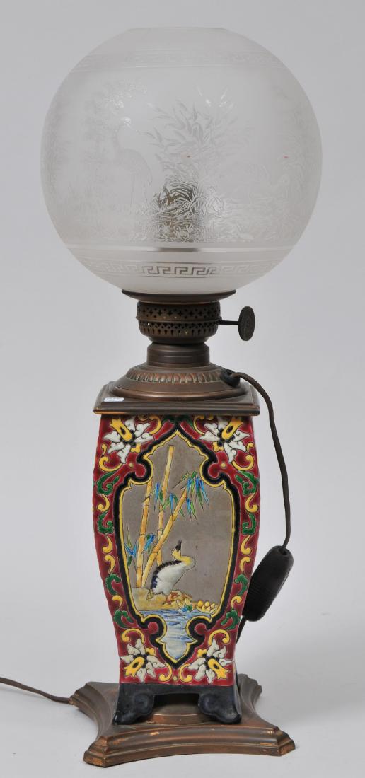 19th century French Vielleard Co. Pottery CloisonnÃƒÂ© (1 of 9)