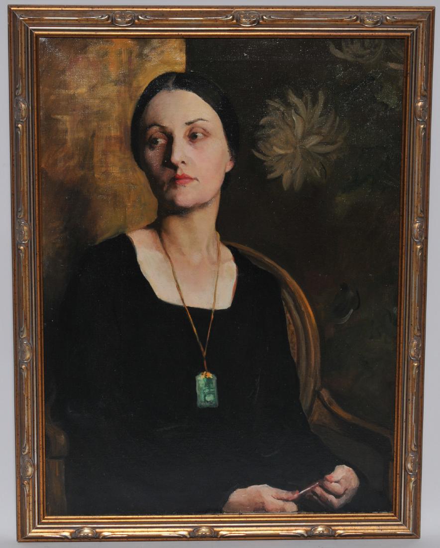 Early 20th century Boston School portrait of a woman (1 of 11)