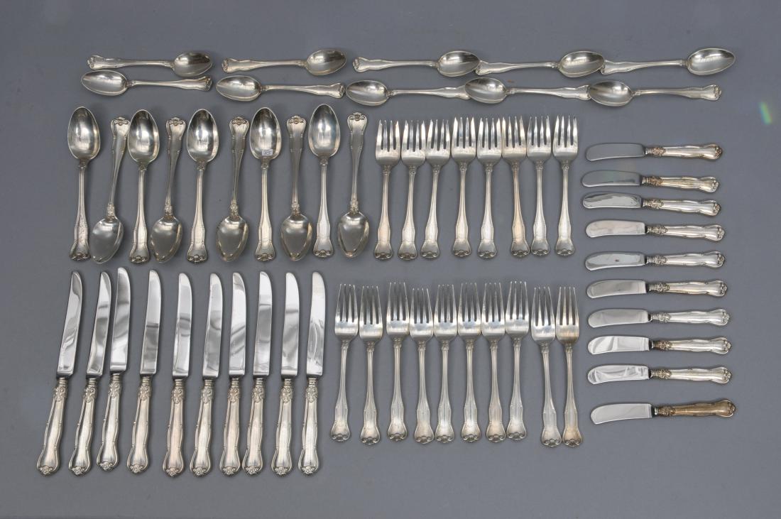 59 pieces of Tiffany & Co. sterling silver flatware (1 of 9)