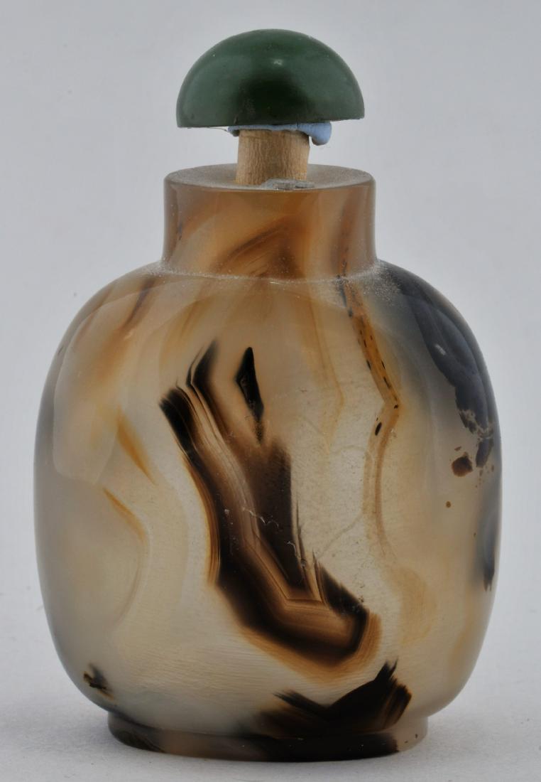 Agate Snuff bottle. China. 19th century. Extremely well (1 of 5)