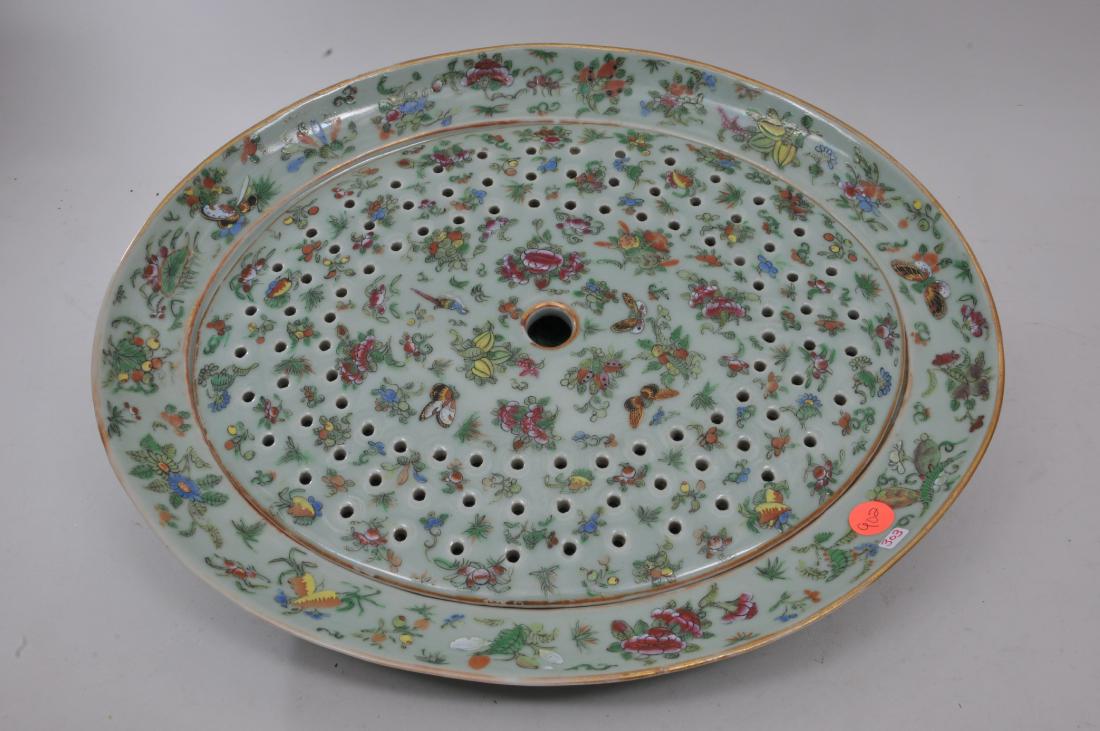 Chinese Export platter and liner. Mid to late 19th (1 of 7)