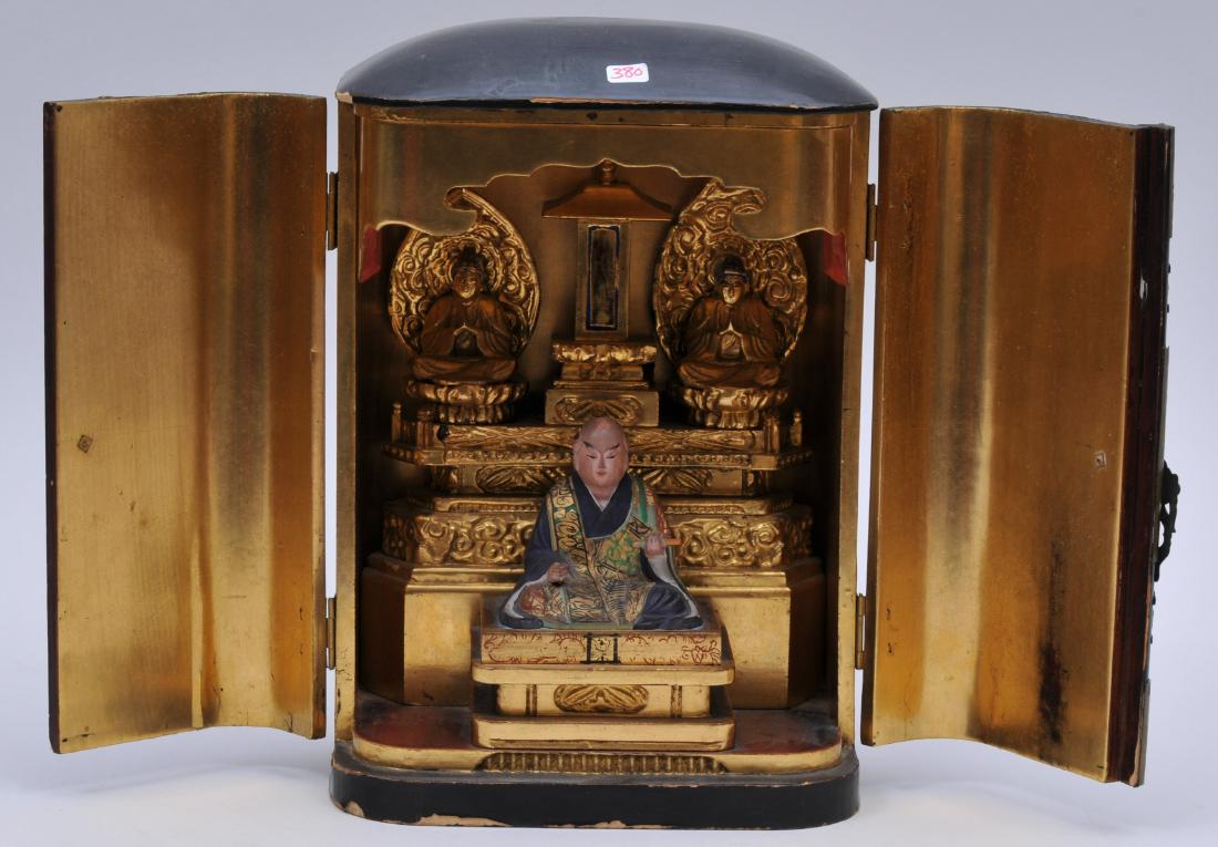 Traveling shrine. Japan. Early 20th century. Interior (1 of 7)